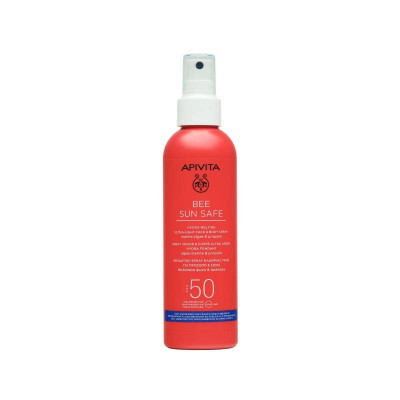 6633636 Apivita Bee Sun Safe Spray Hidra Ultraligeiro Rosto e Corpo SPF50 200ml