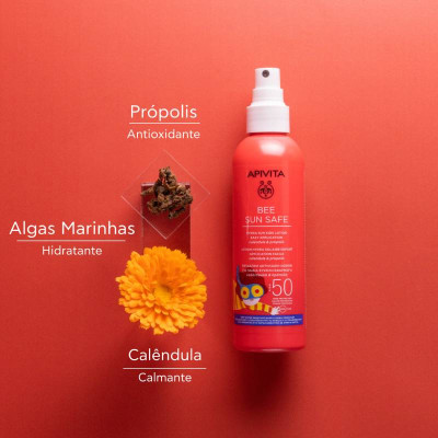Apivita Bee Sun Protetor Solar Loção Infantil SPF50+ 200ml | Farmácia d'Arrábida