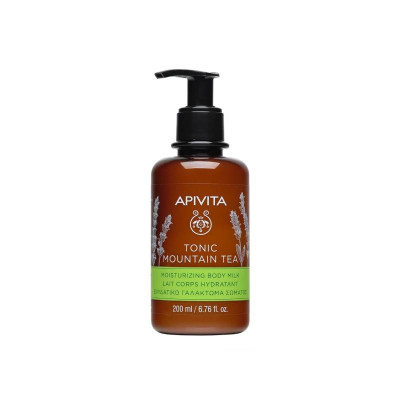 6237032 Apivita Tonic Mountain Tea Leite Hidratante Corporal 200ml