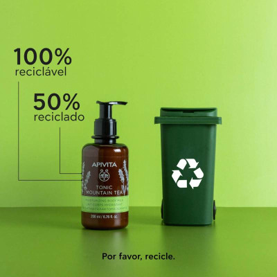 Apivita Tonic Mountain Tea Leite Hidratante Corporal 200ml | Farmácia d'Arrábida