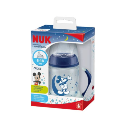 7295055 Nuk First Choice Biberão de Aprendizagem Mickey 6-18M 150ml