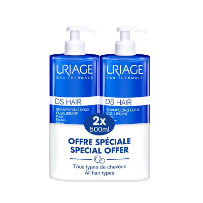 7109223 Uriage DS Champô Suave Equilíbrio 2x500ml Preço Especial
