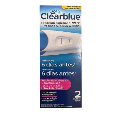 7501114 Clearblue Teste Gravidez Ultra Antecipado x2