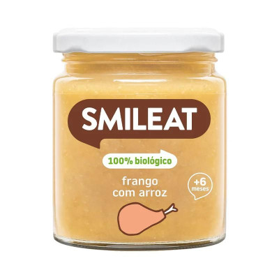 8437014583151 Smileat Boião de Frango com Arroz +6M 230g