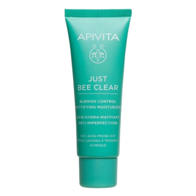 7491316 Apivita Just Bee Clear Creme Hidratante Anti-Imperfeições Matificante 40ml