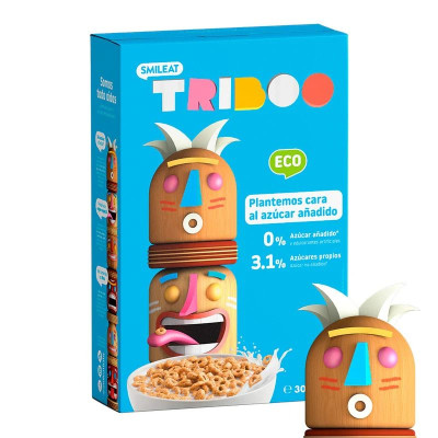 8437017636380 Smileat Triboo Cereais Biológico 300g