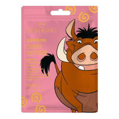 5060895839029 Mad Beauty Disney Rei Leão Máscara Facial Pumba 25mL