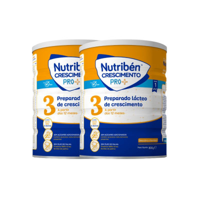 6268524 Nutribén Crescimento Pro+ 2x800g desconto 50% na 2 unidade