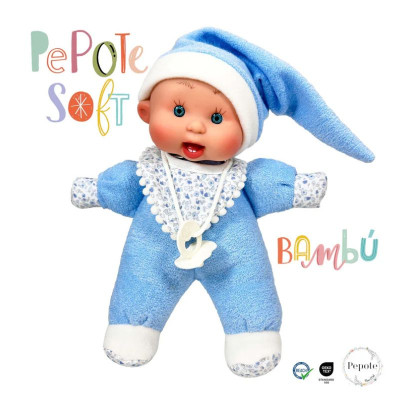 8435054304149 Nines D'Onil Pepote Bambu Soft Boneca 26cm