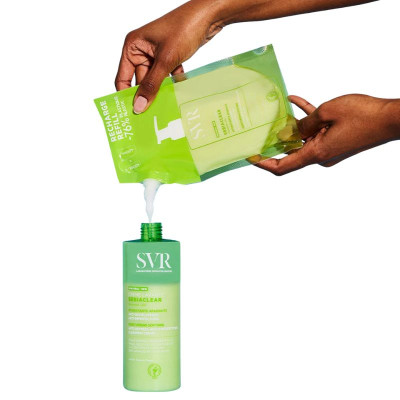7290833 SVR Sebiaclear Creme Lavante Recarga 400ml