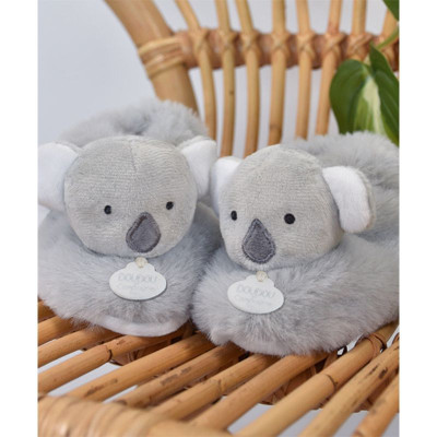 3700335239973 Doudou Mes Premières Chaussons Pantufas Koala 0-6m