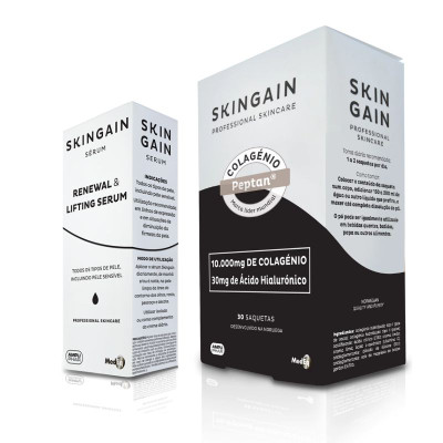 6386201 Skingain Pack 30 Saquetas + Sérum Lifting Oferta | Tratamento Completo Anti-Idade