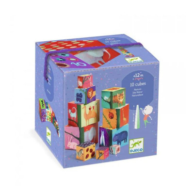3070900085053 Djeco Cubos para Empilhar Natureza