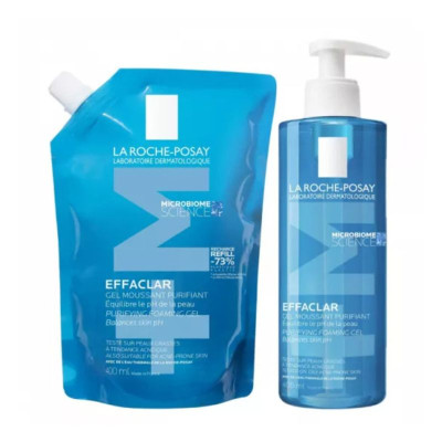 7491480 La Roche-Posay Effaclar Gel Moussant 400ml + Refill