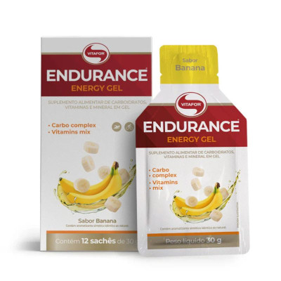 1475869 Vitafor Endurance Energy Gel Sabor Banana 30g x 1 saqueta