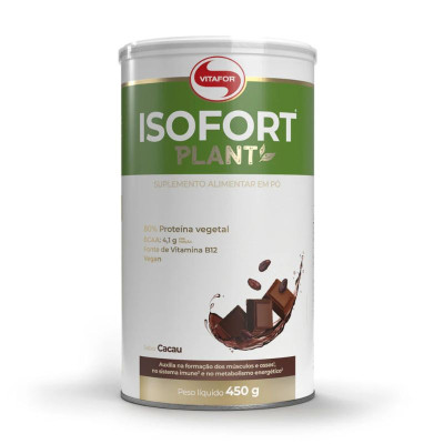 7898665432983 Vitafor Isofort Plant Sabor Cacau 450g