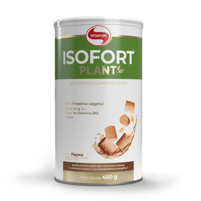7898665433003 Vitafor Isofort Plant Sabor Paçoca 450g