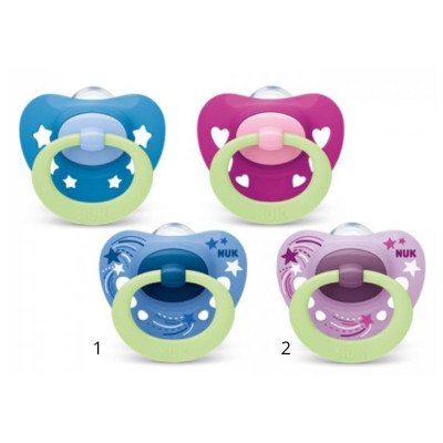 6845081 Nuk Signature Night Chupeta Silicone 6-18M
