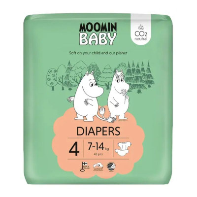 6414100581101 Moomin Baby Fralda T4 7-14kg x42