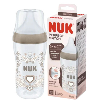 7305458 Nuk Perfect Match Biberão Silicone +3M 260ml