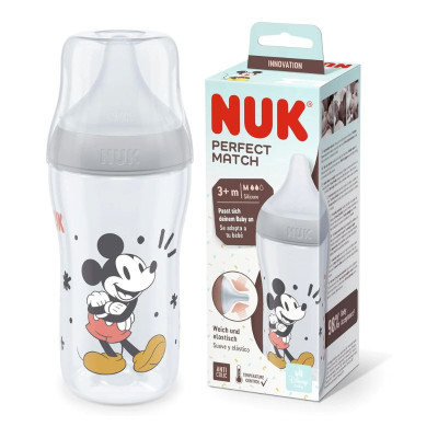 7306050 Nuk Perfect Match Biberão Mickey Silicone +3M 260ml
