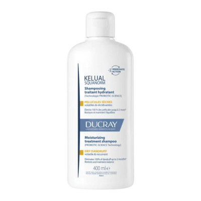 7410282 Ducray Kelual-Squanorm Champô Caspa Seca 400ml