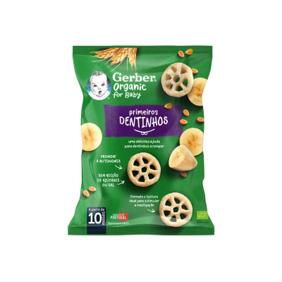 7531095 Gerber Organic Primeiros Dentinhos +10M 28g