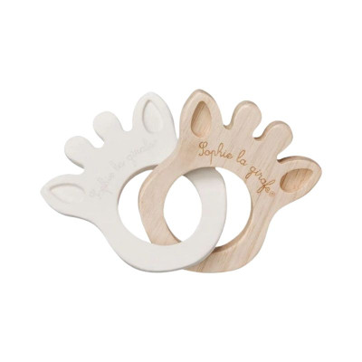 3056562202007 Sophie La Girafe Anel de Dentição Silicone e Madeira