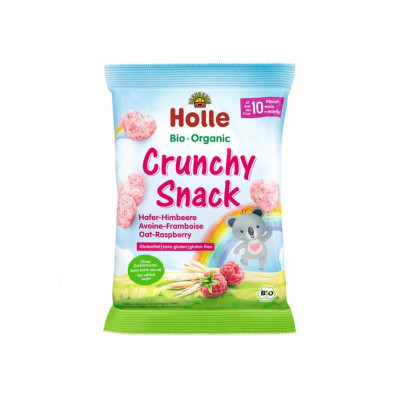 Holle Bio Snack Crunchy Aveia e Framboesa +10M 30g