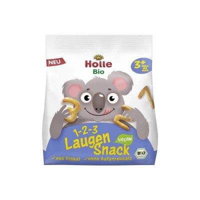 7640230493178 Holle Bio 1-2-3 Pretzel Snack +3A 80gr