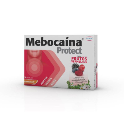 7304147 Mebocaína Protect Frutos Vermelhos Pastilhas x16