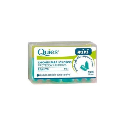 6347377 Quies Mini Tampão Espuma 3 Pares