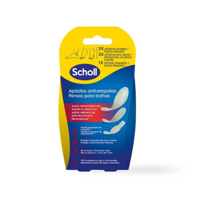 6403295 Scholl Sortido de Pensos para Bolhas 5 Uni.