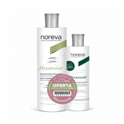 6966333 Noreva Hexaphane Champô Frequência 400ml Oferta Champô Fortificante 250ml