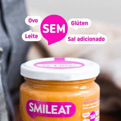 8437014583199 Smileat Boião de Legumes com Peru +6M 230g