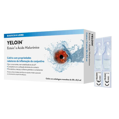 6348458 Yeloin 0,5ml Colírio Monodoses x30