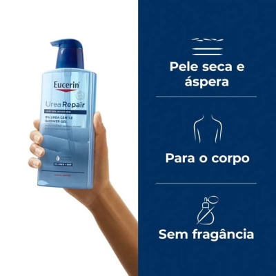 7439570_3 Eucerin UreaRepair Gel de Banho Suave 5% Ureia 400ml