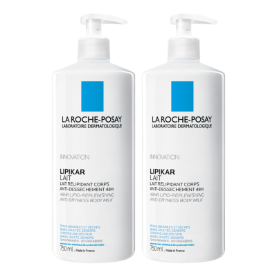 7530121 La Roche-Posay Lipikar Leite 750ml -50% 2a Unidade