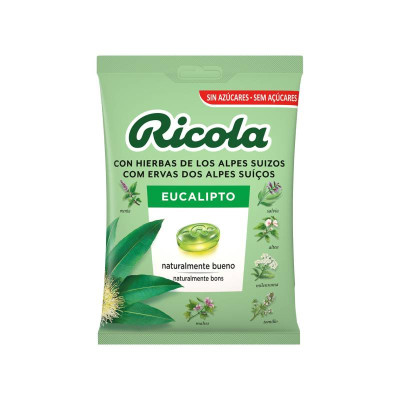 7610700608289 Ricola Rebuçados Eucalipto Sem Açúcar Saco 70g