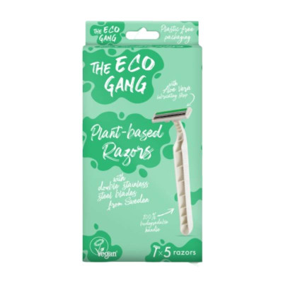7350125970522 The Eco Gang Lâminas Barbear Descartáveis 5 Unidades