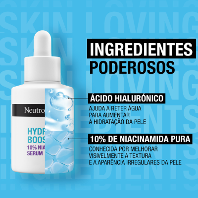 Neutrogena Hydro Boost Sérum 10% Niacinamida 30ml | Farmácia d'Arrábida