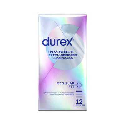 6973735 Durex Preservativos Invisible Extra Lubrificados x12