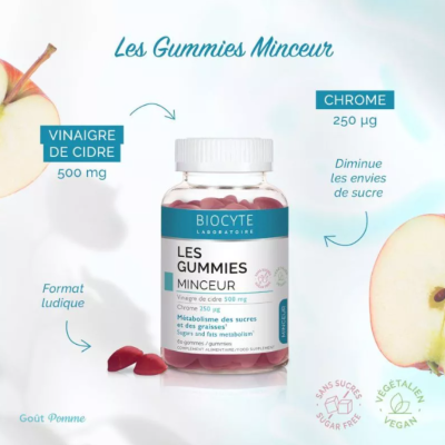 Biocyte Les Gummies Gomas Maça x60 | Farmácia d'Arrábida