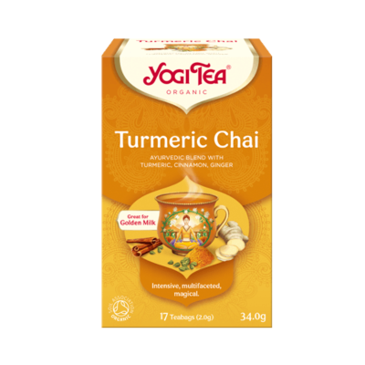 4012824404151 Yogi Tea Bio Chá Chai Cúrcuma 17 Saquetas