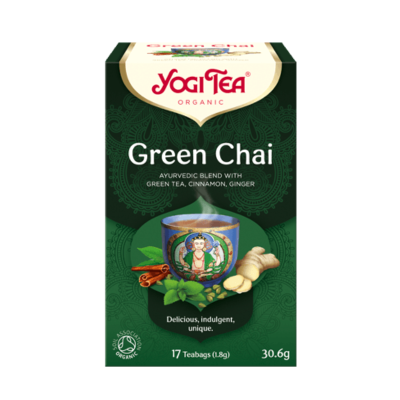 4012824400740 Yogi Tea Bio Chá Chai Verde 17 Saquetas