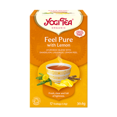 4012824401853 Yogi Tea Bio Chá Detox Limão 17 Saq