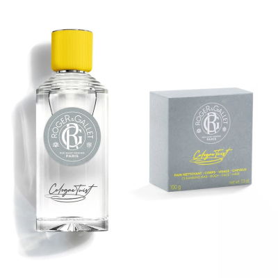 7532176 Roger & Gallet Cologne Twist Água de Colónia + Barra de Limpeza