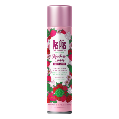 Pis Pás Champô Seco Strawberry Cream 200ml