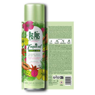 Pis Pás Champô Seco Tropical 200ml | Farmácia d'Arrábida