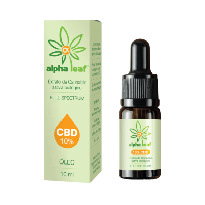 9180010080016 Alpha Leaf Full Spectrum 10% Extrato Cannabis 10ml
